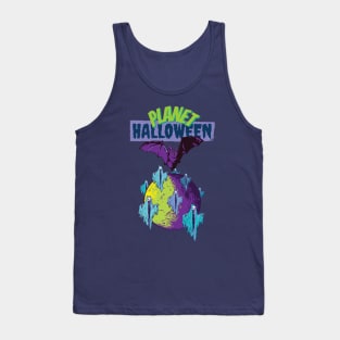 Planet Moon Halloween Tank Top